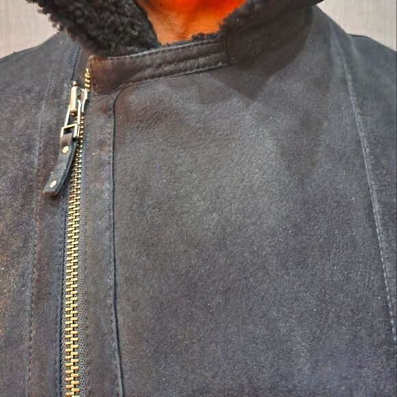 Aston Miles Shearling Men's Coat - Picture 11 of 15